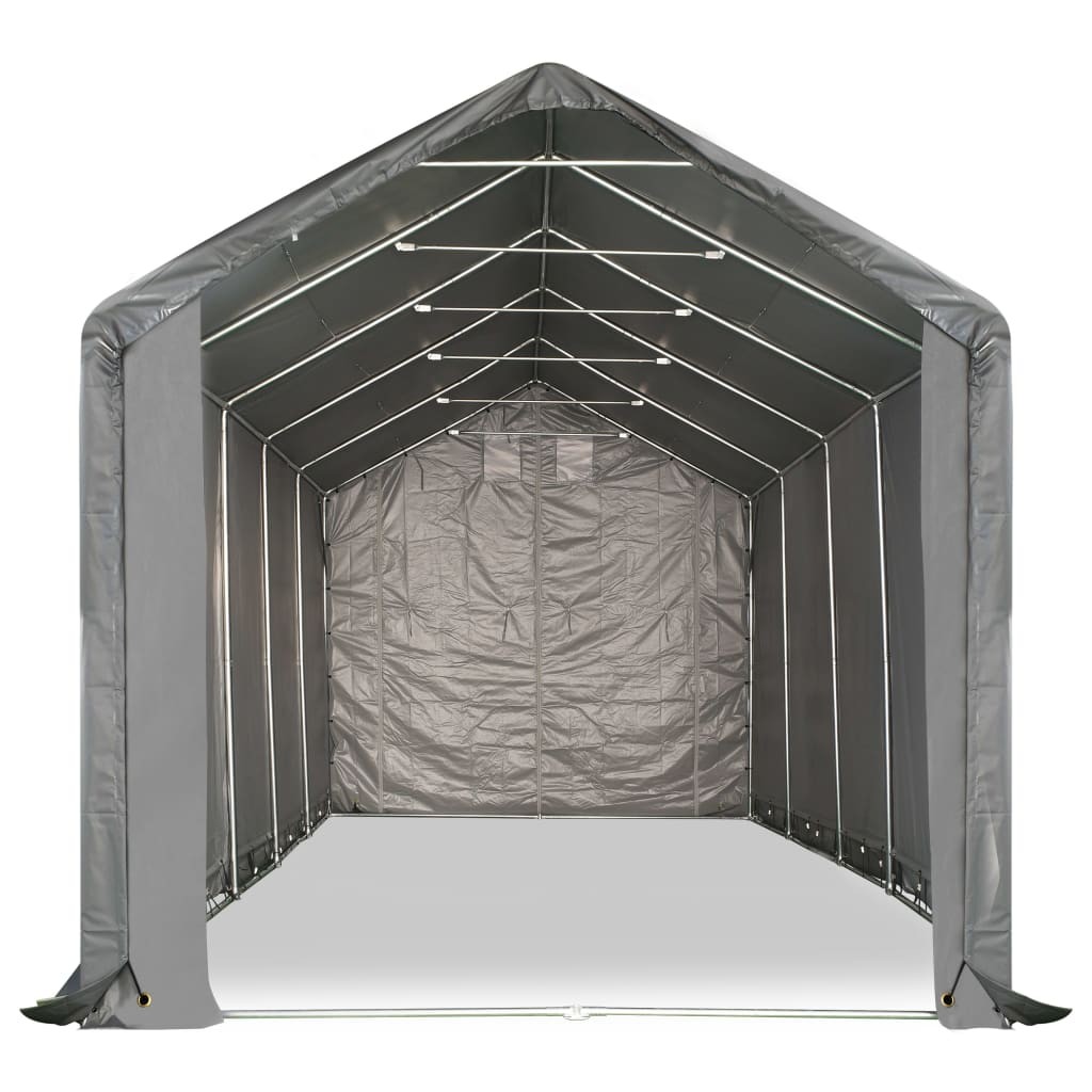 Storage Tent PVC 5x10 m Grey